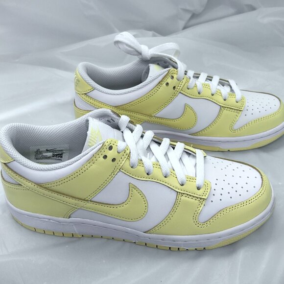 Nike Dunk Low White/Soft Yellow (FB9109-126) Size 7.5W/6Y New in Box. - Picture 5 of 8